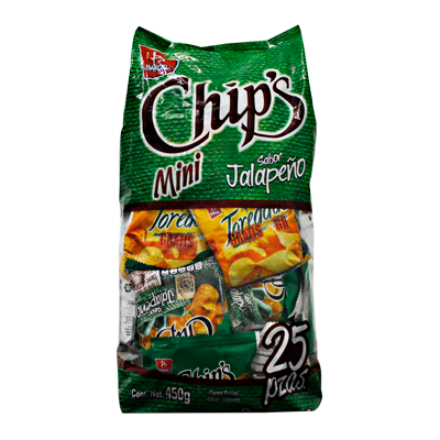 MINI CHIPS JALAPEÑO 6/25