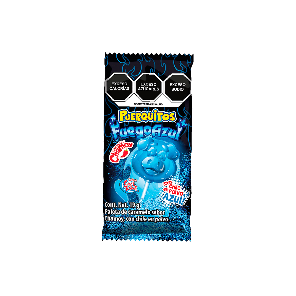 PAL. PUEQUITOS FUEGO AZUL 24/15 PZA