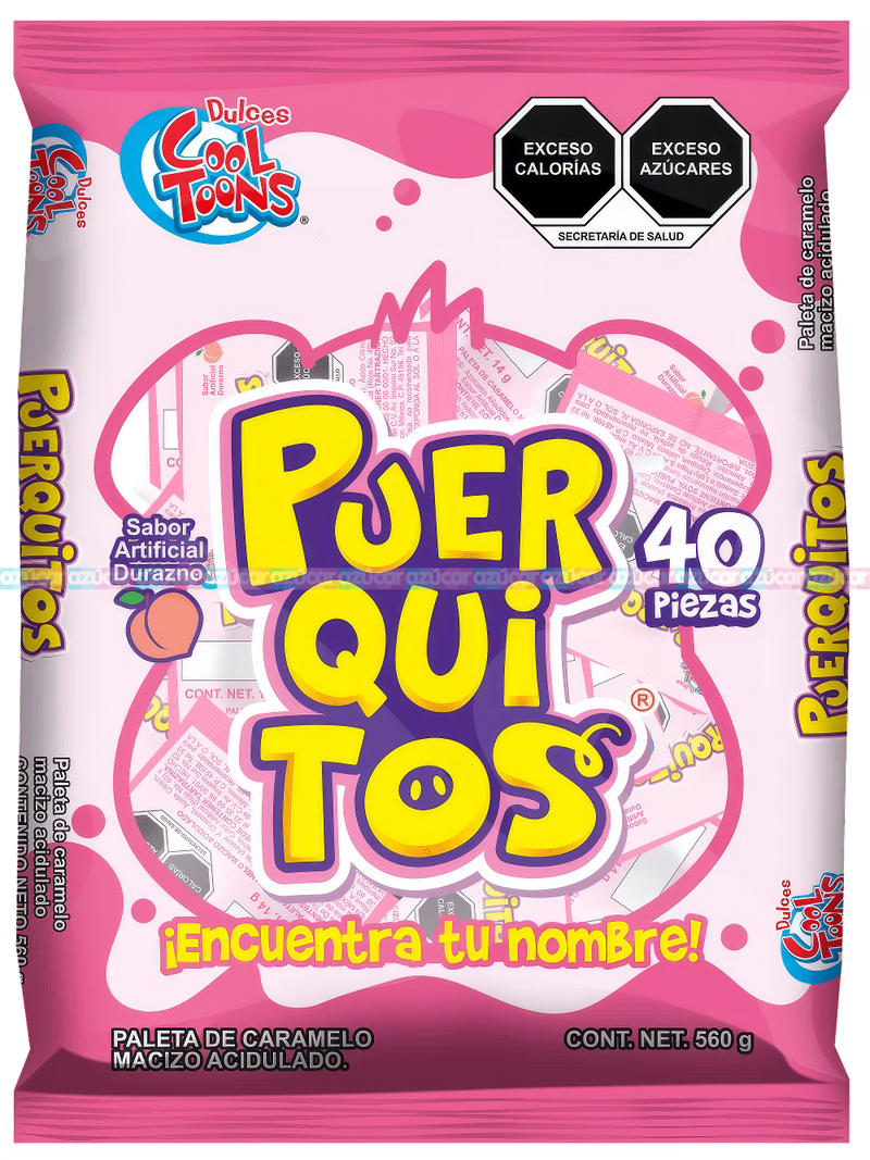 PUERQUITOS COOL TOONS 24/40PZA
