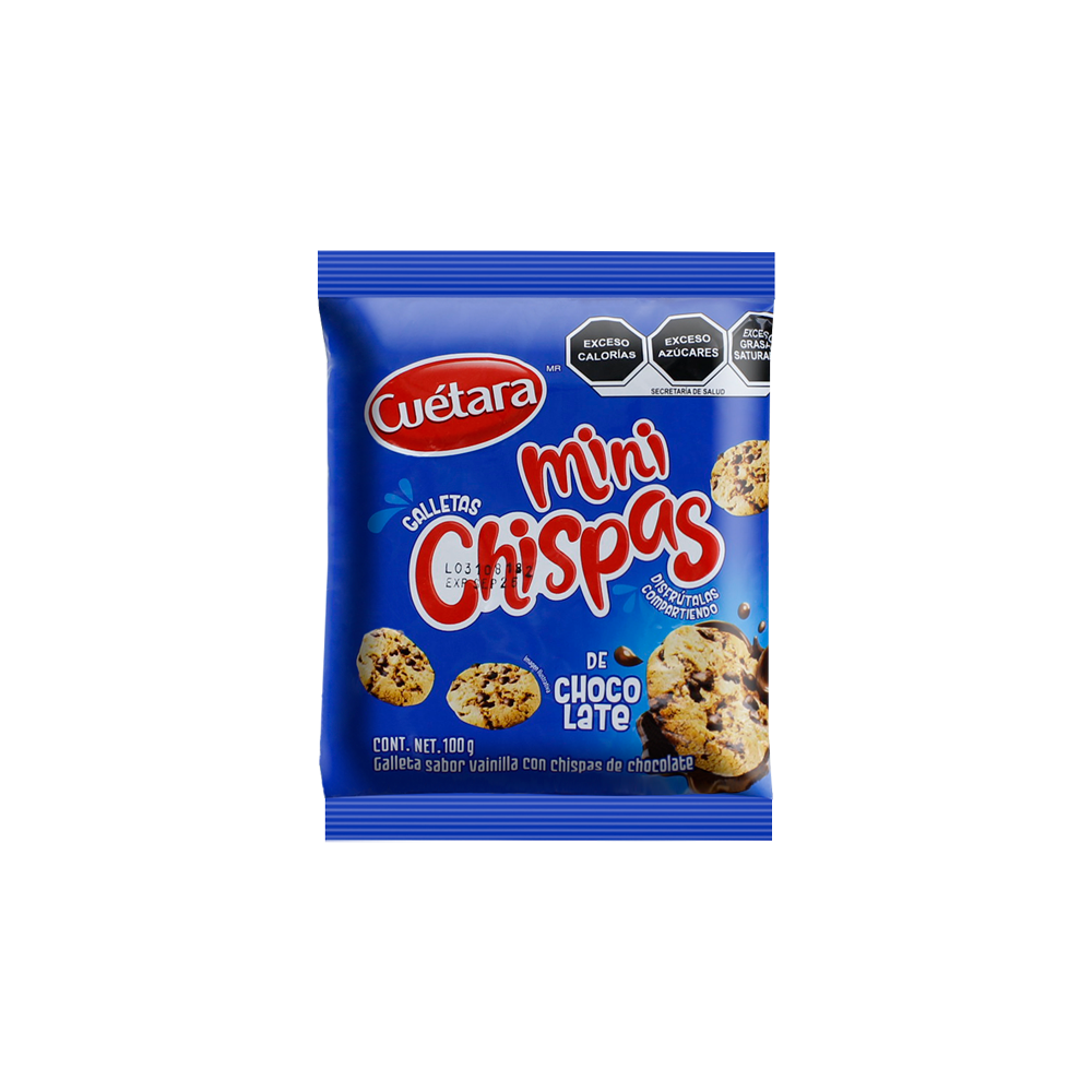 CUETARA MINI CHISPAS 10/100G