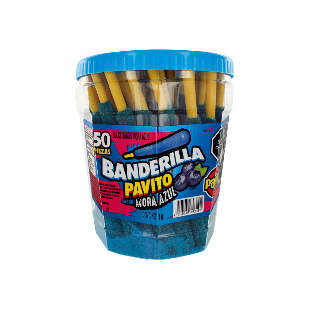 BAND PAVITO MORA AZUL 6/50PZA