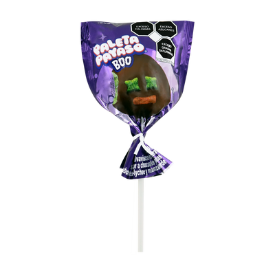 PALETA PAYASO HALLOWEEN 12/10PZ