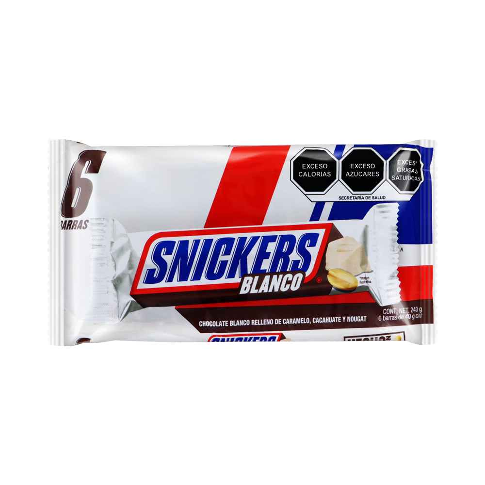 SNICKERS CHOCOLATE BLANCO 32/6