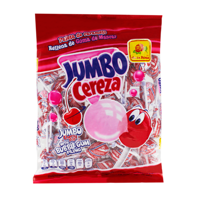 PALETA JUMBO CEREZA 12/50