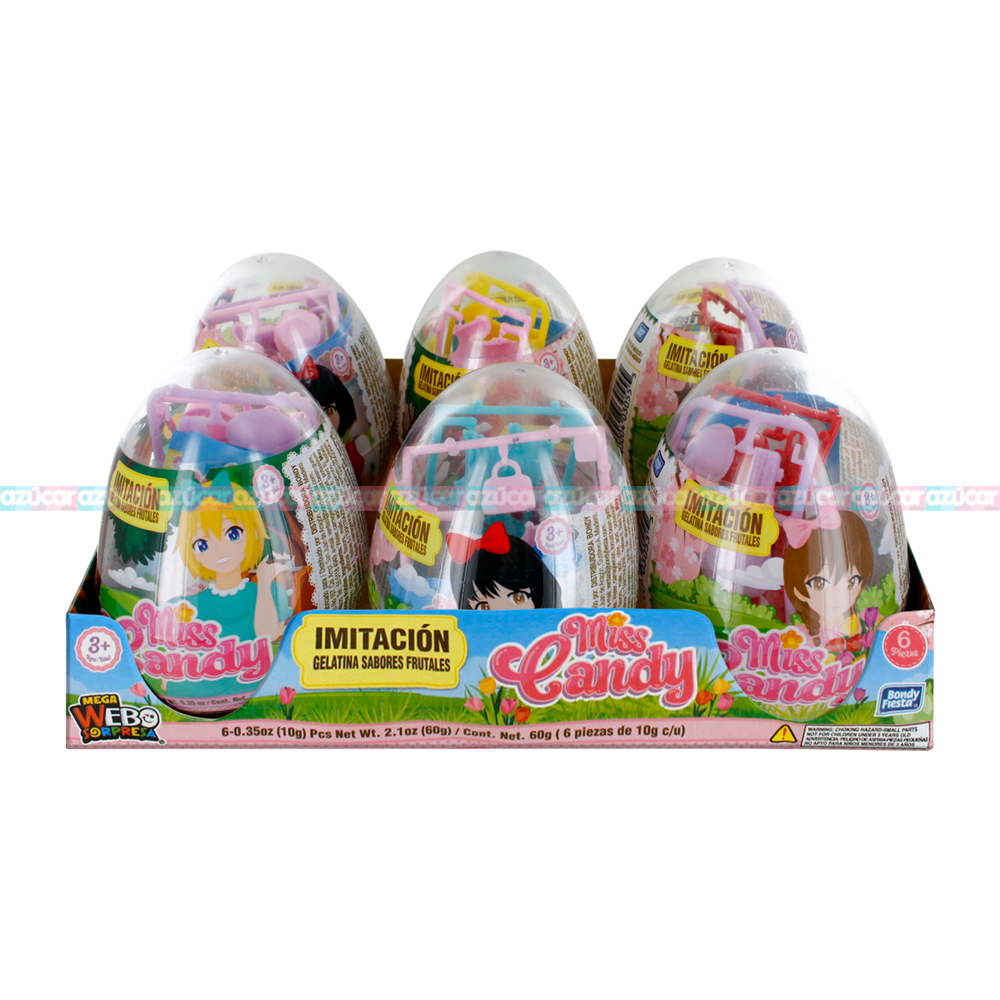 MEGA HUEVO MISS CANDY 12/6