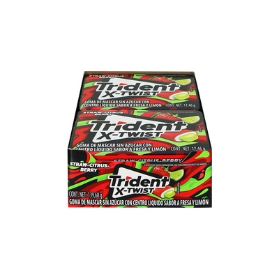 TRIDENT X TWIST FRESA LIMON 18/8