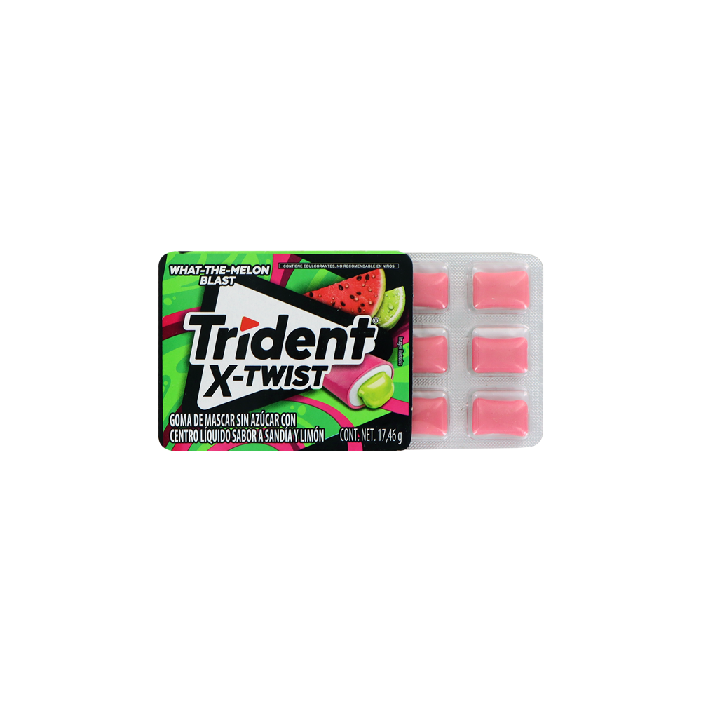 TRIDENT X TWIST SANDIA LIMON 18/8