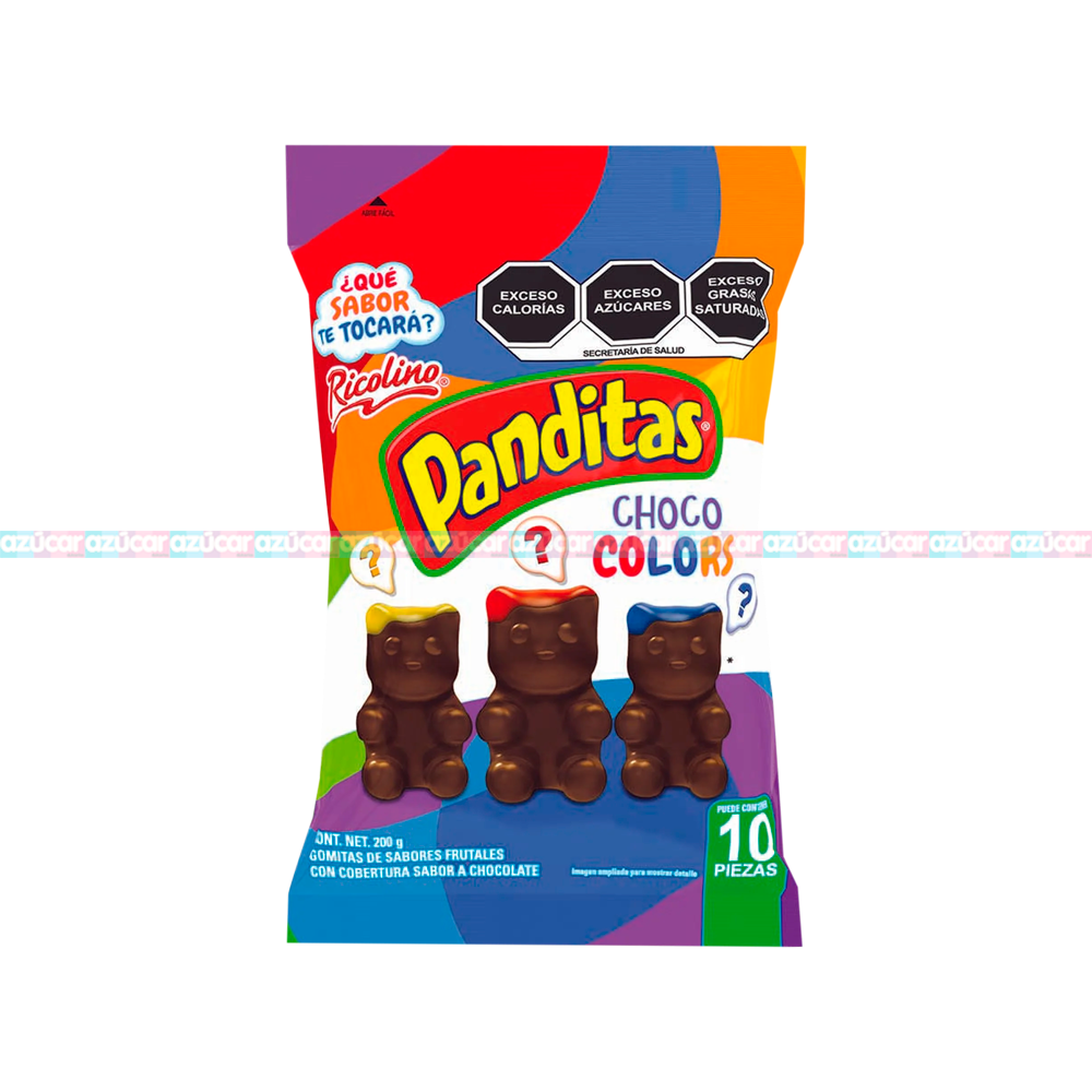 PANDITAS CHOCO COLORS 8/10PZA