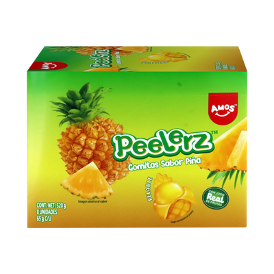 PEELERZ GOMITAS PIÑA  6/8 PZA