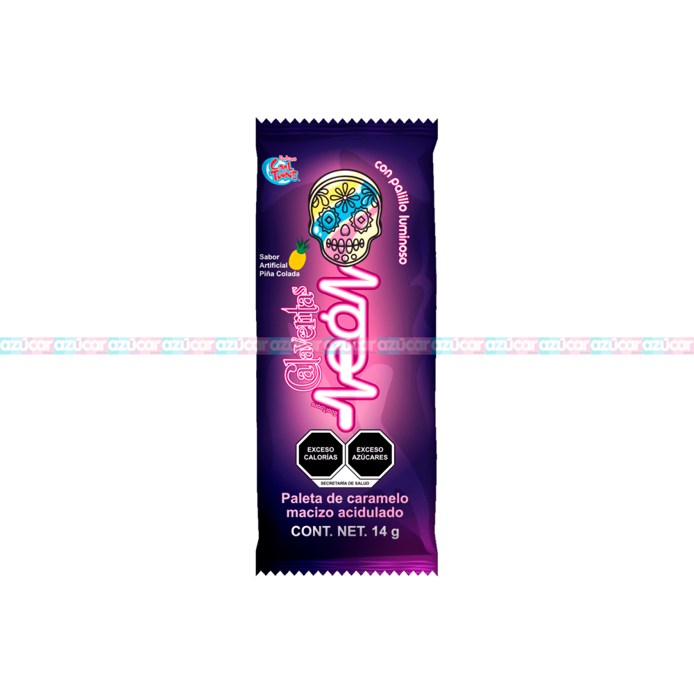CALAVERA NEON 24/24PZA