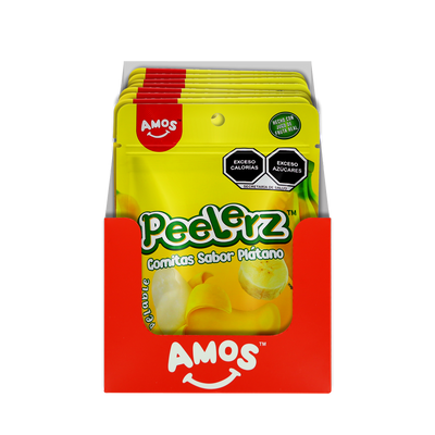 PEELERZ GOMITAS PLATANO 6/8 PZA