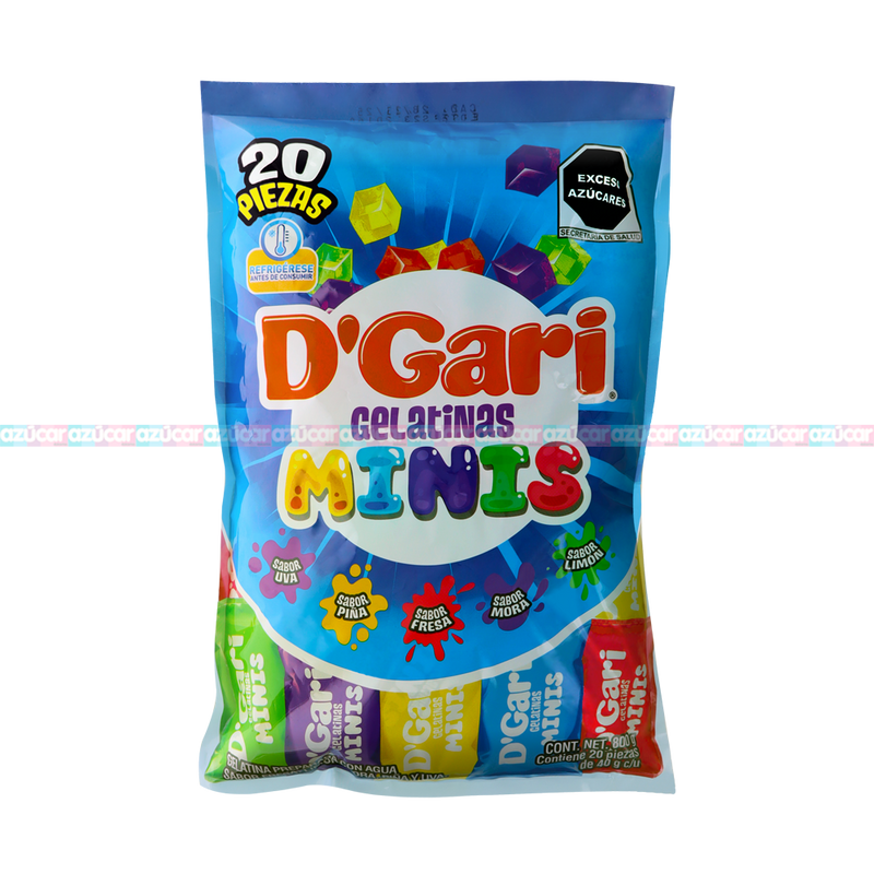 GARI MINIS GELATINAS 8/20 PZA