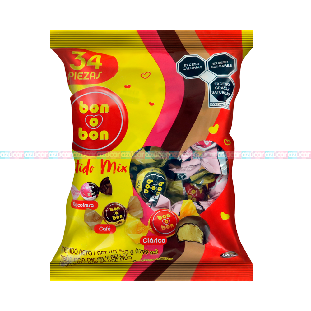 BON O BOM MIX BOLSA 12/34PZA