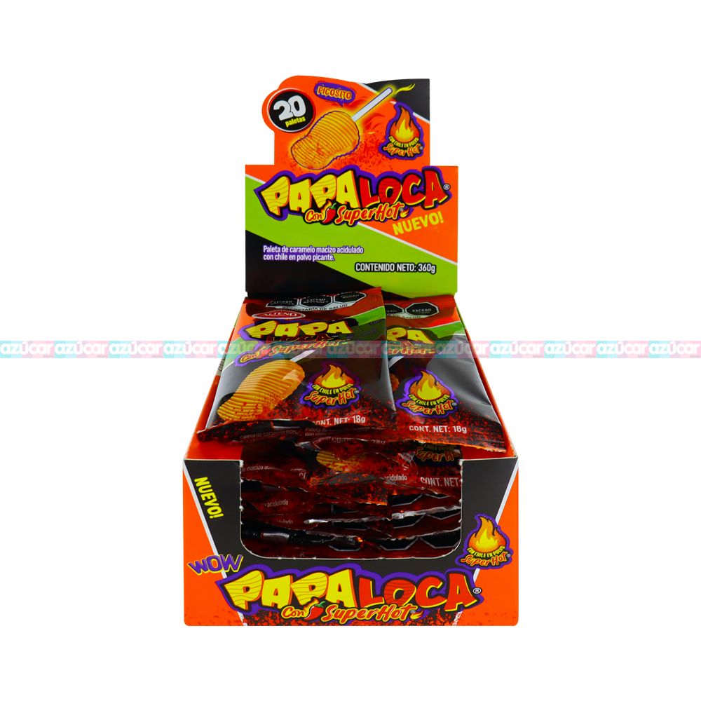 PAPA LOCCA CON SUPER HOT 18/20PZA