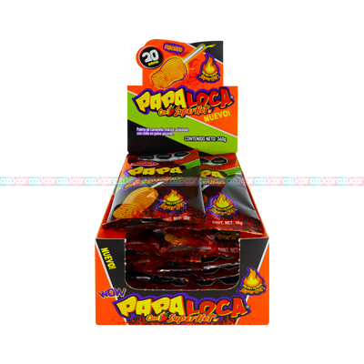 PAPA LOCCA CON SUPER HOT 18/20PZA