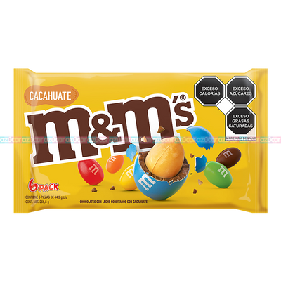 M&M CACAHUATE 32/6