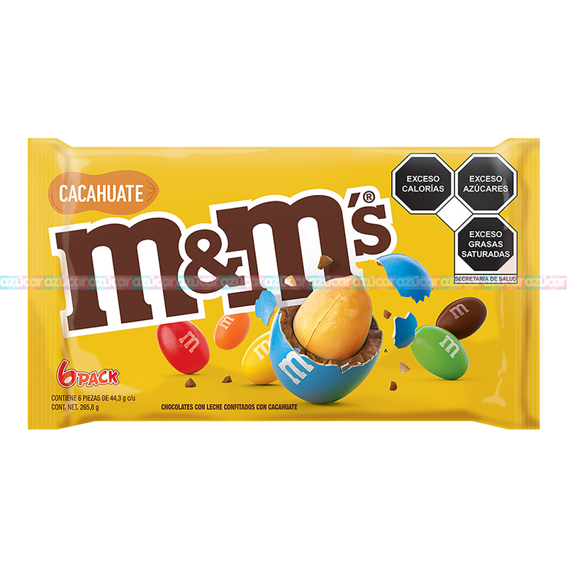 M&M CACAHUATE 32/6