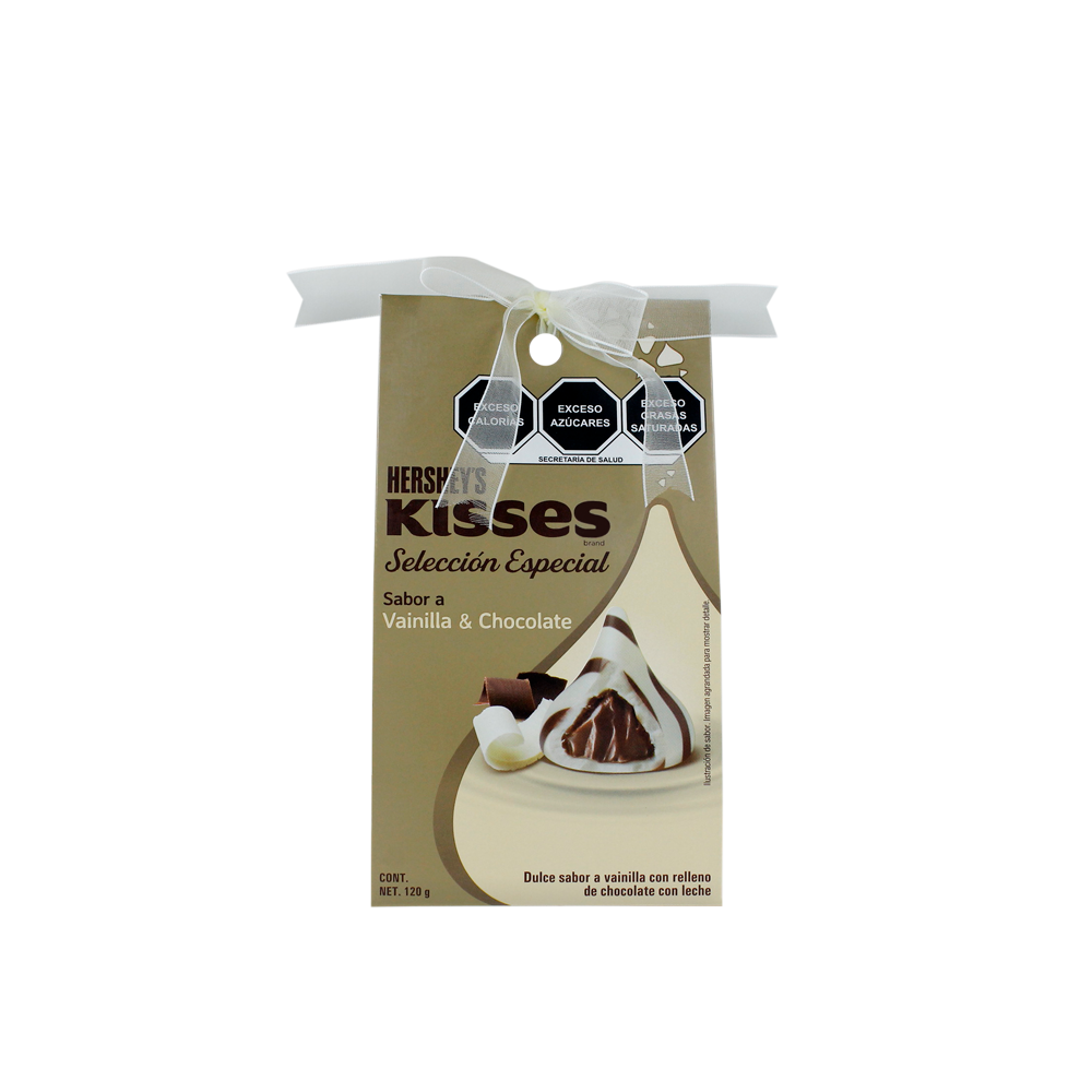 KISSES VAINILLA CHOCOLATE 6/120G
