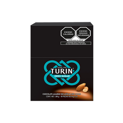 TURIN ZERO SUGAR ALMENDRA 5/18