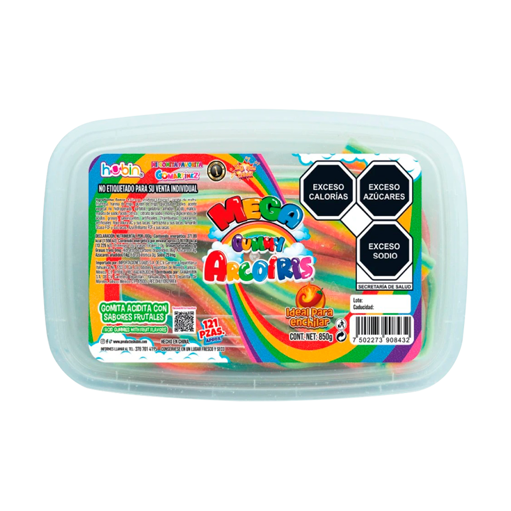 MEGA GUMMY ARCOIRIS 12/850GRS