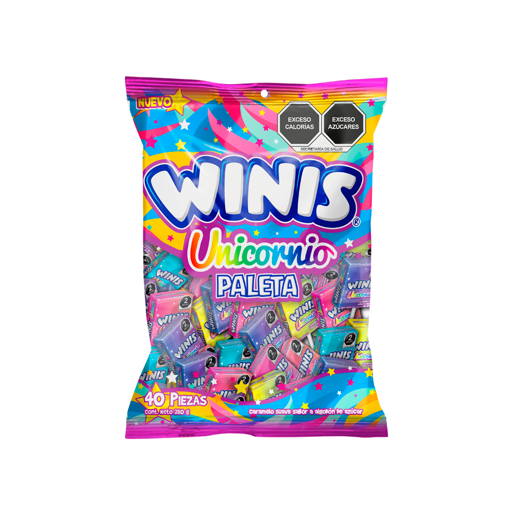 PALETA UNICORNIO WINIS 24/40