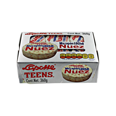 MAZAPAN LECHE/NUEZ 10/360g