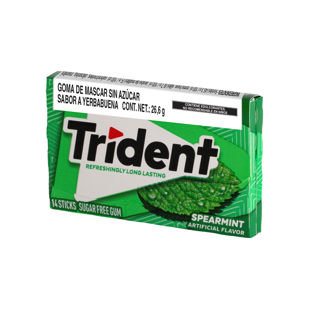TRIDENT 14s  YERBABUENA 12/12PQT