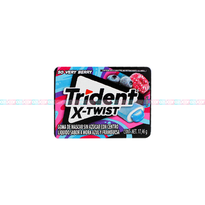 TRIDENT X TWIST BLUEBERRY 18/8