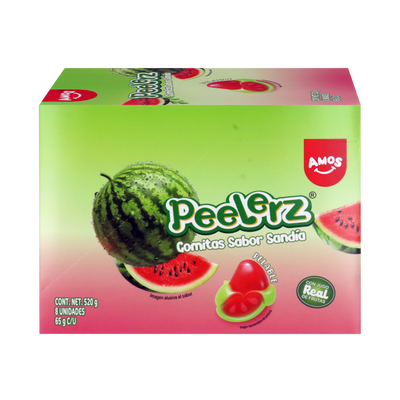 PEELERZ GOMITAS SANDIA 6/8 PZA