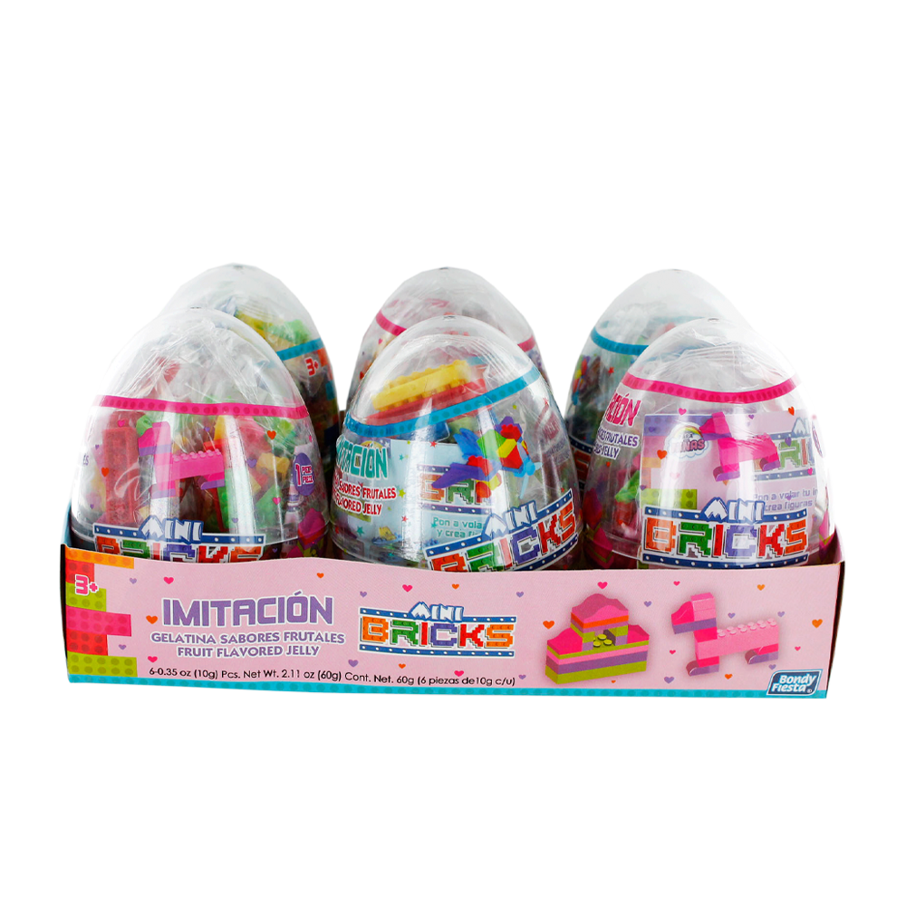 MEGA HUEVO MINI BRICKS 12/6 PZS