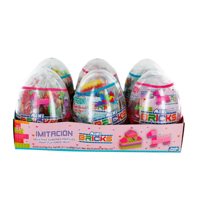 MEGA HUEVO MINI BRICKS 12/6 PZS