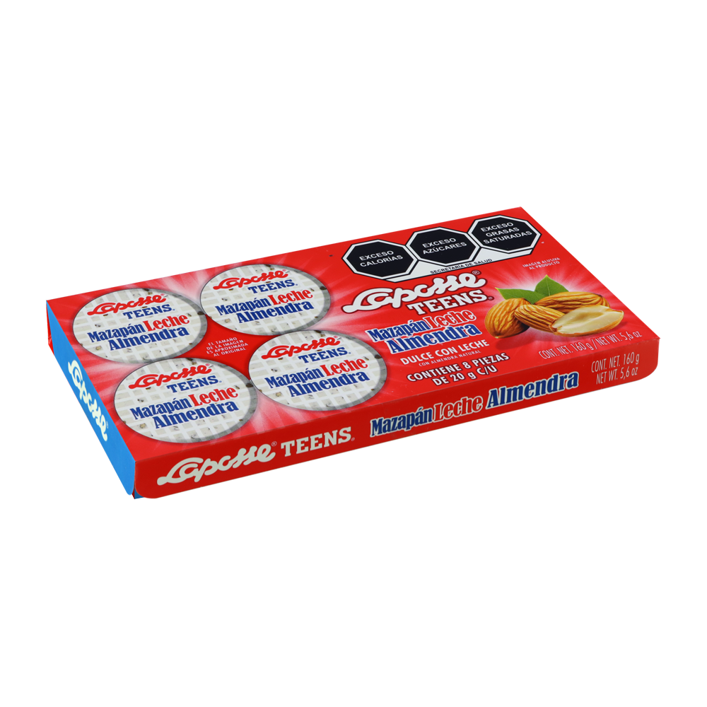 MAZAPAN LECH/ALMENDRA 25/160 GRS