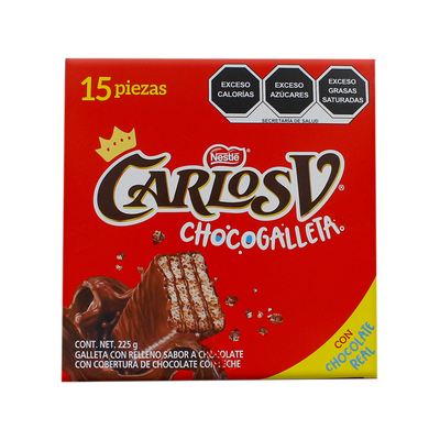 CARLOS V SNACK GALLETA 8/15