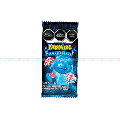 PAL. PUEQUITOS FUEGO AZUL 24/15 PZA