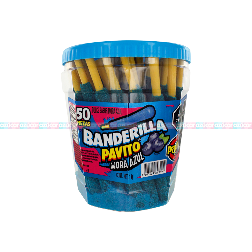 BAND PAVITO MORA AZUL 6/50PZA