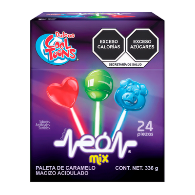 PAL. NEON MIX 24/24PZA