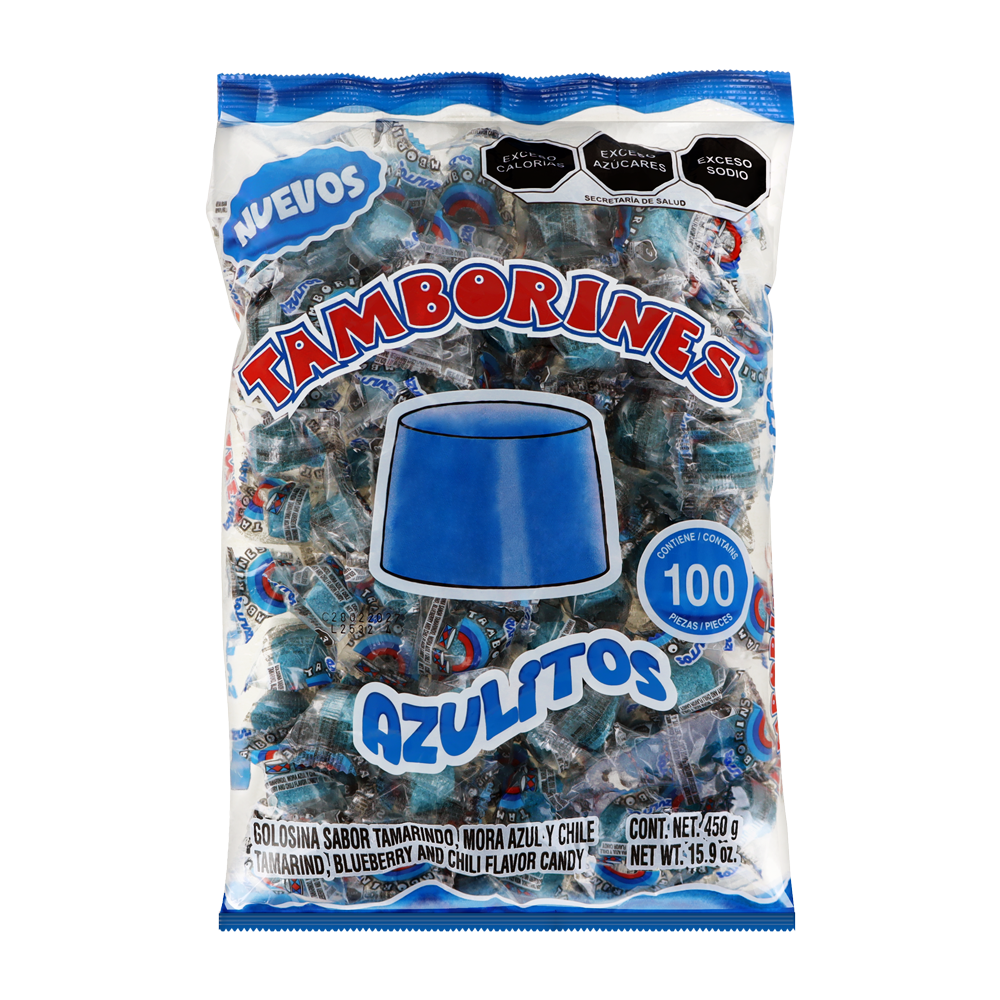 TAMBORIN AZULITOS 20/100
