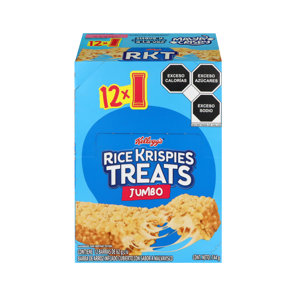 RICE KRISPIES TREATS JUMBO 6/12PZA