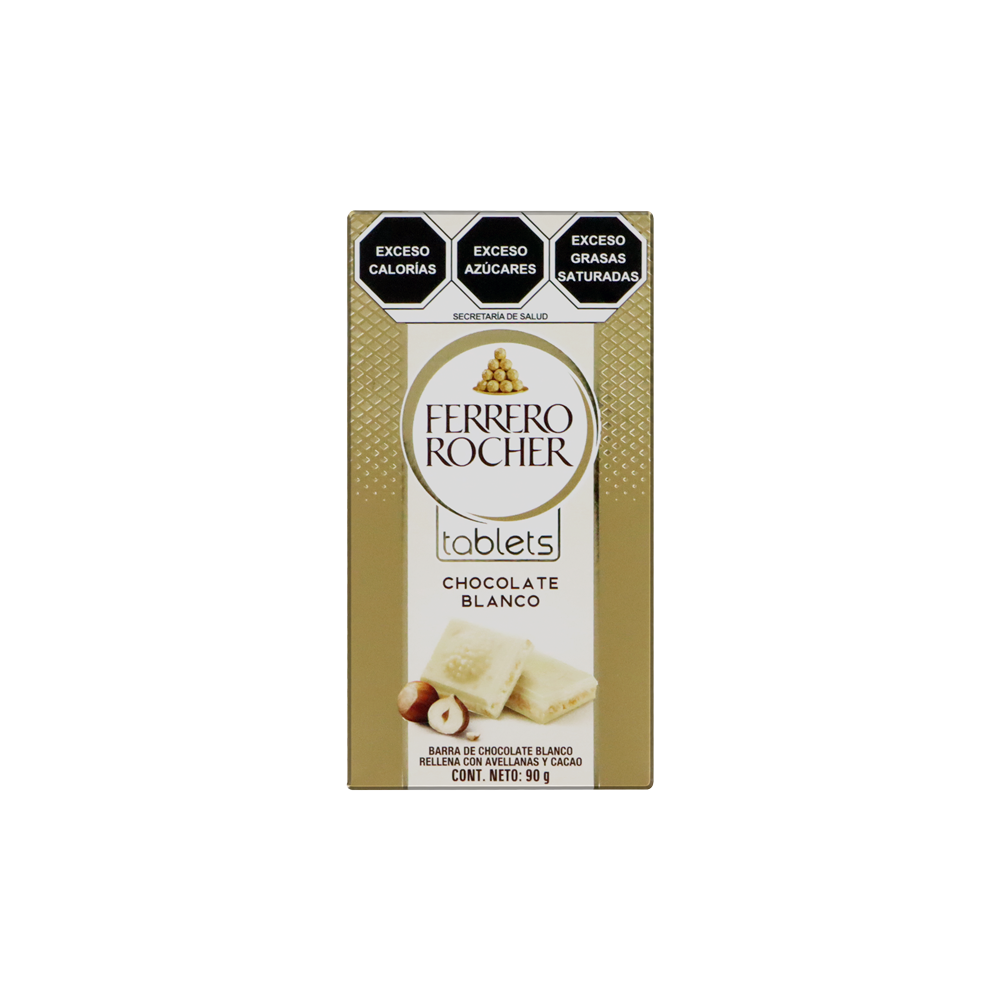 FERRERO TABLETS CHOCOLATE BLANCO 16/90GRS