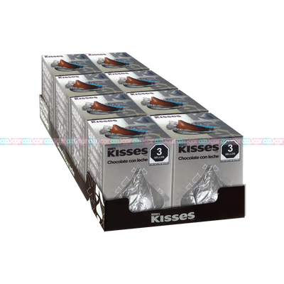 KISSES JR LECHE 4/8PZA