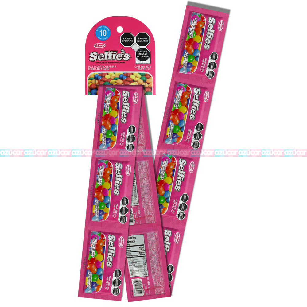 SELFIES TIRA ROSA 24/10PZA