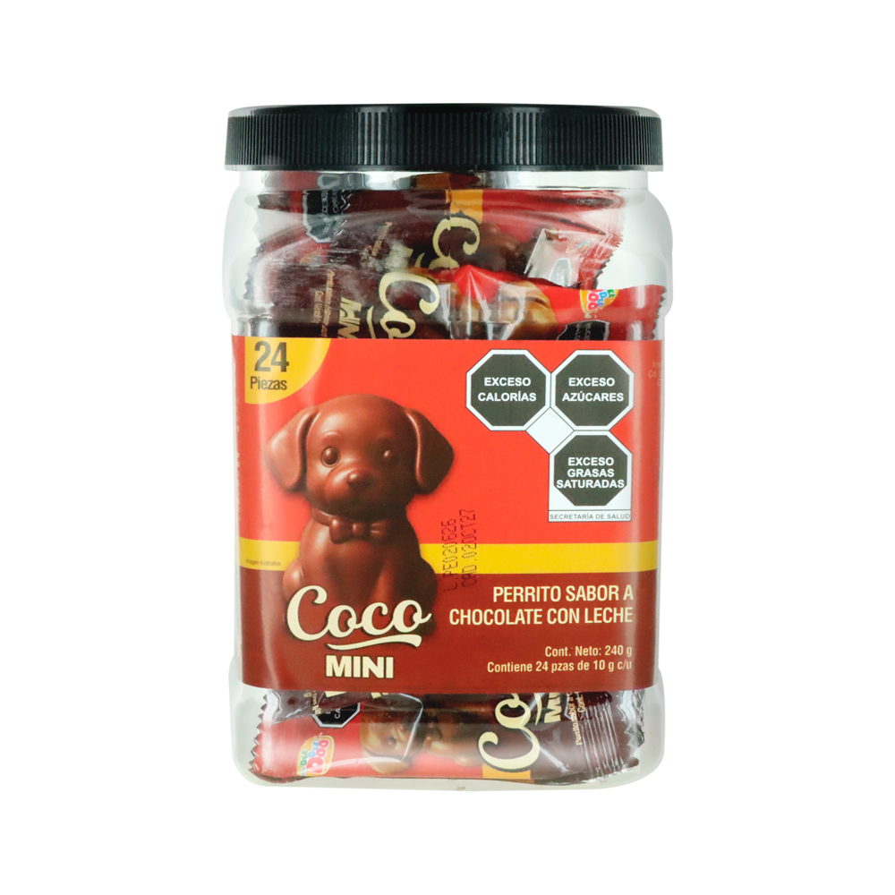 PERRITO COCO CHOCOLATE 6/24PZ
