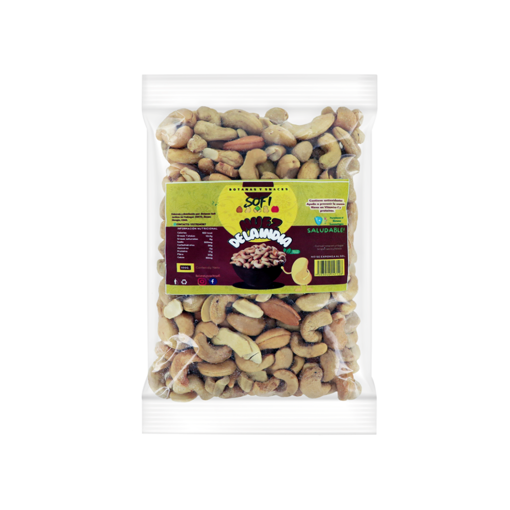 SOFI NUEZ DE LA INDIA 28/500GRS