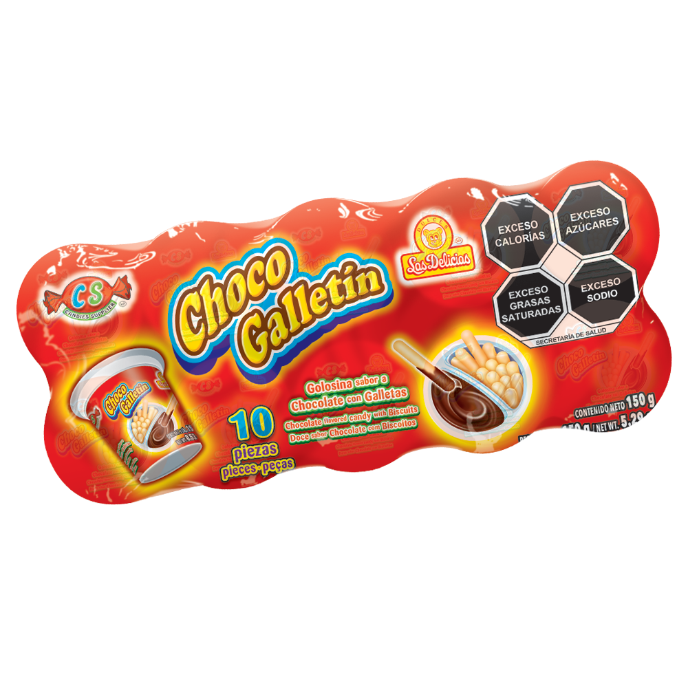 CHOCO GALLETIN 20/10 PZS