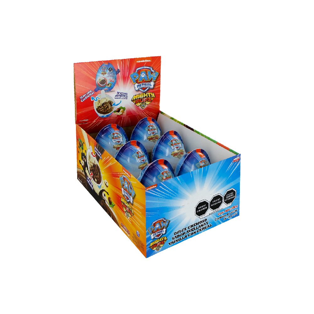 HUEVO PLASTICO PAW PATROL 8/6