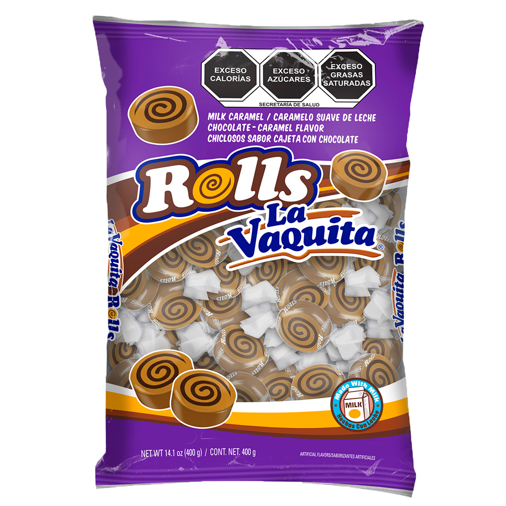 ROLLS VAQUITA CHOC 20/400 GRS