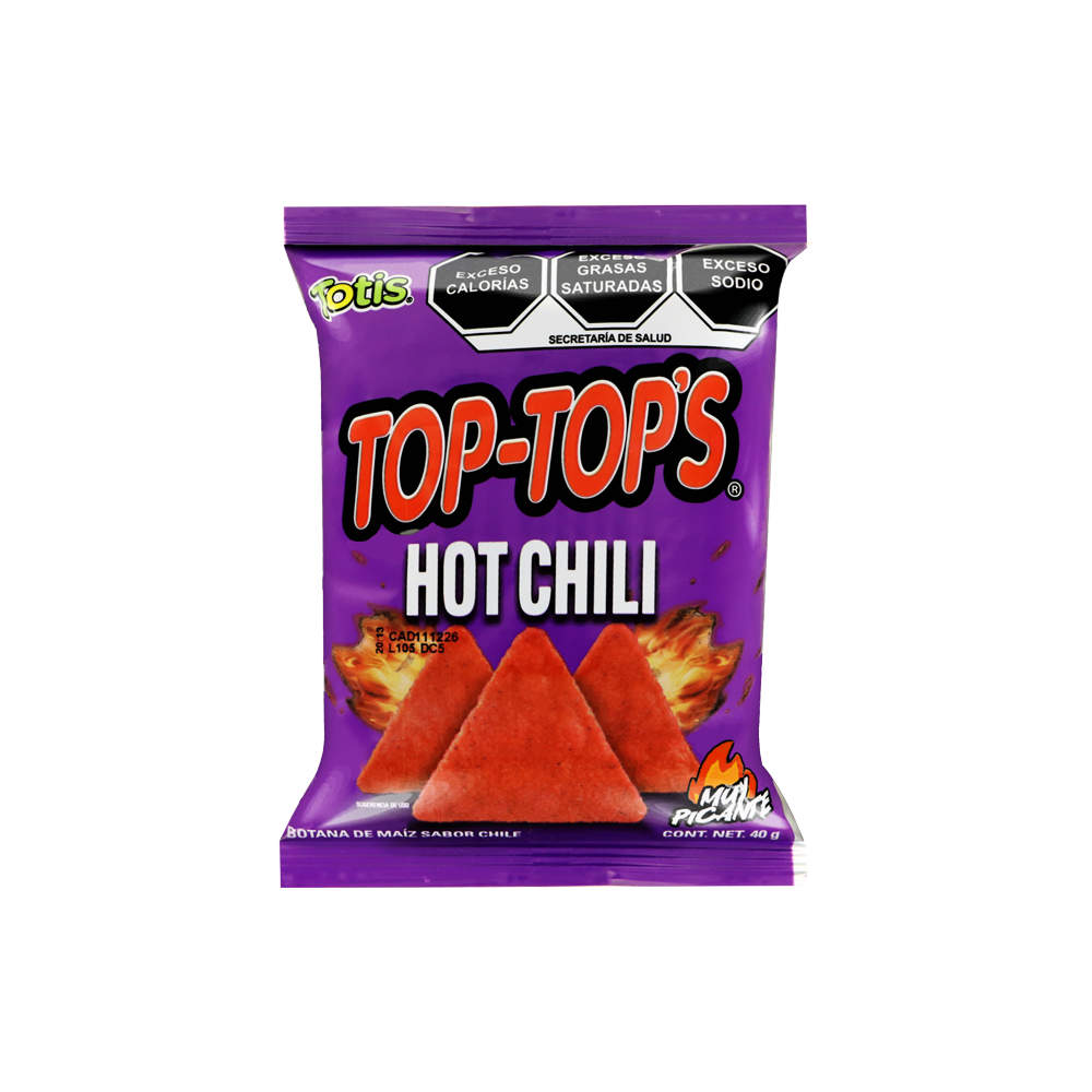 TOP-TOPS HOT CHILI 40GRS /30