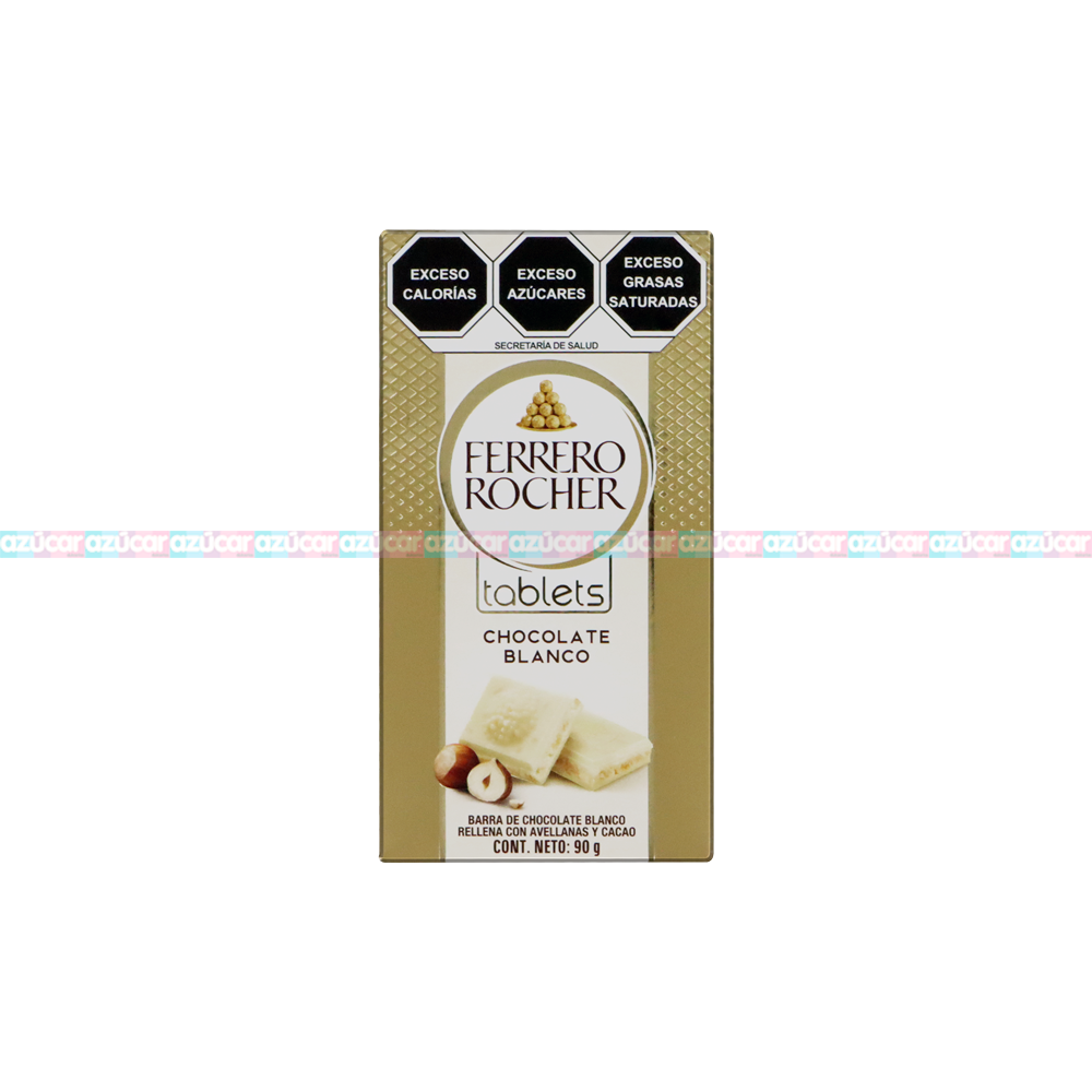 FERRERO TABLETS CHOCOLATE BLANCO 16/90GRS