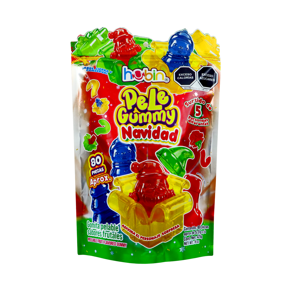 PELE GUMMY NAVIDAD 15/80PZ