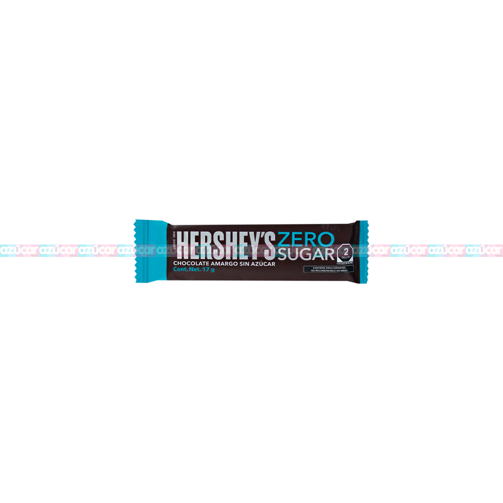 HERSHEY ZERO AZUCAR 17G 6/10